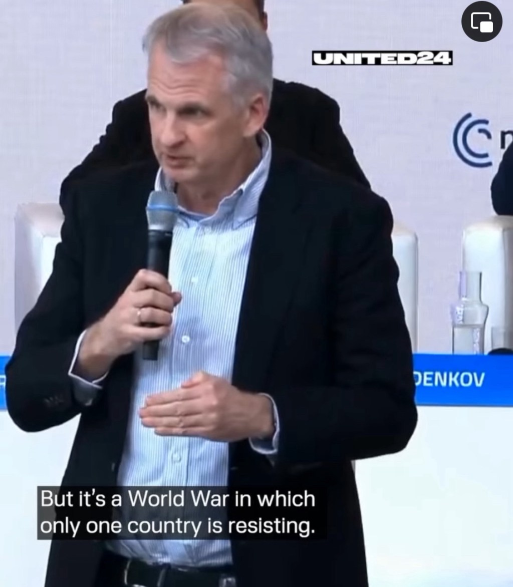 2/28/2024 – Snyder says that the reason others don’t have to fight YET is because Ukrainians have been doing it so well for so&nbsp;long…