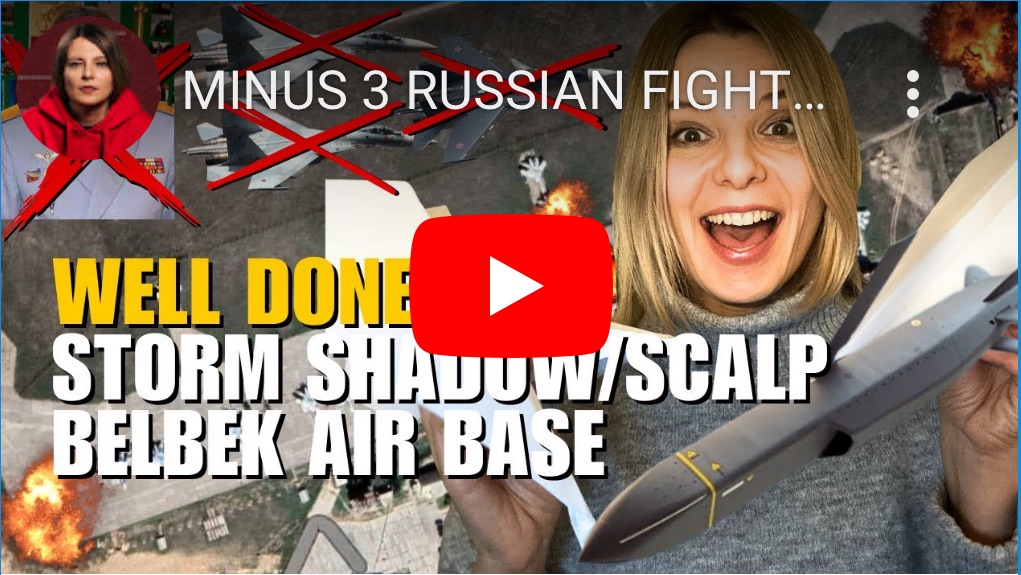 2/3/2024 – Minus 3 Russian Fighter Jets SU & 1 General in Belbek Sevastopol