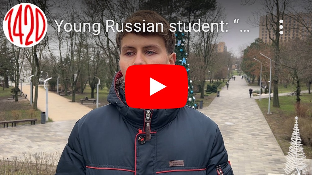 2/8/2024 – Russia Street Interviews: Young Russian student: “Russia needs to stop being an empire”