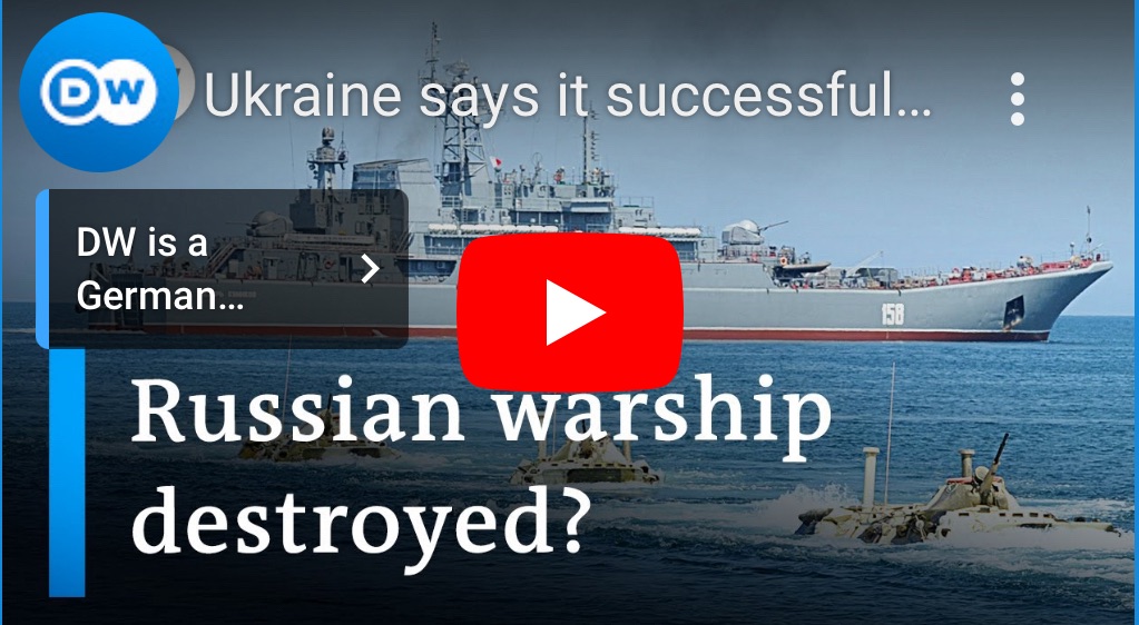 2/14/2024 – Ukraine says it’s successfully destroyed a Russian landing vessel in the Black&nbsp;Sea