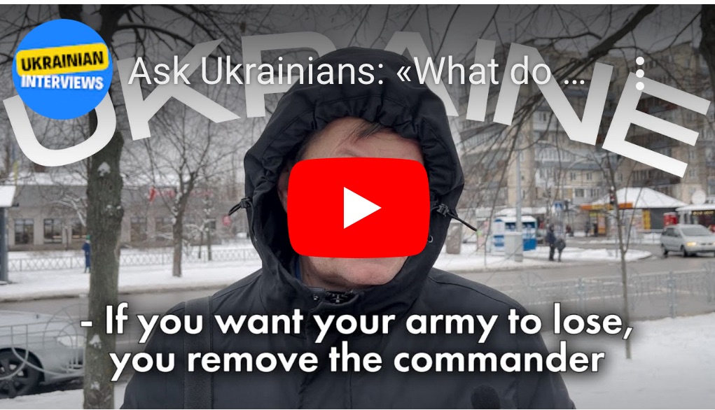 2/15/2024 – Ask Ukrainians: “What do they think about Commander-in-Chief Zaluzhnyi replacement?”