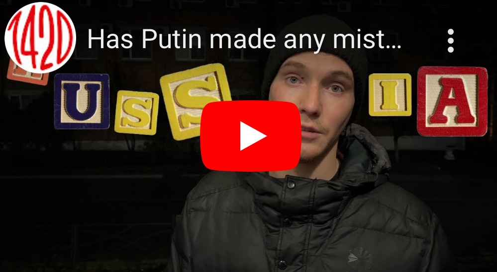1/17/2024 – Russia Street Interviews: Has Putin made any mistakes over 24&nbsp;years?