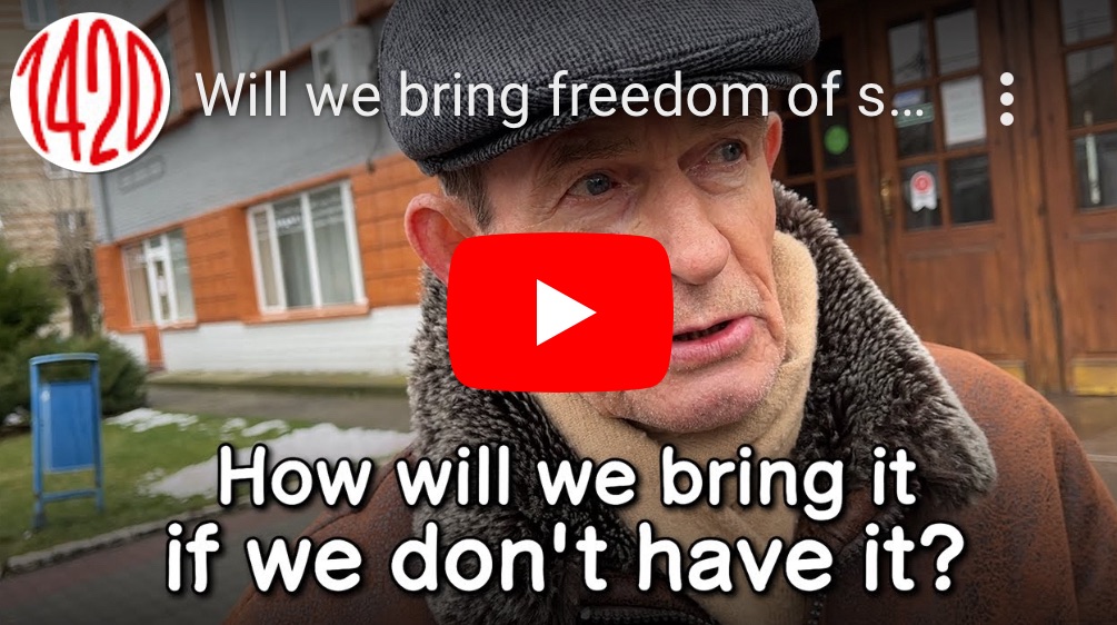 2/19/2024 – Russian Street Interviews: Will we bring freedom of speech, democracy and kindness to&nbsp;Ukraine?