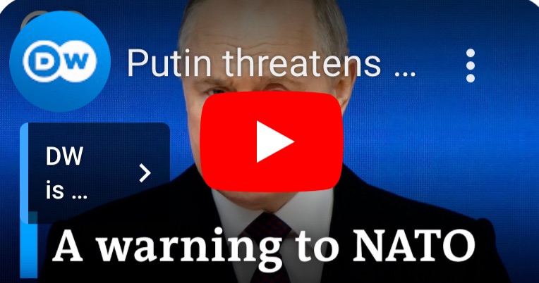 2/29/2024 – Putin threatens nuclear war, if the West sends troops to&nbsp;Ukraine