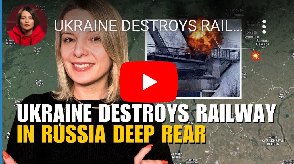 3/5/2024 – Ukraine destroys railway in Samara Russia deep&nbsp;rear