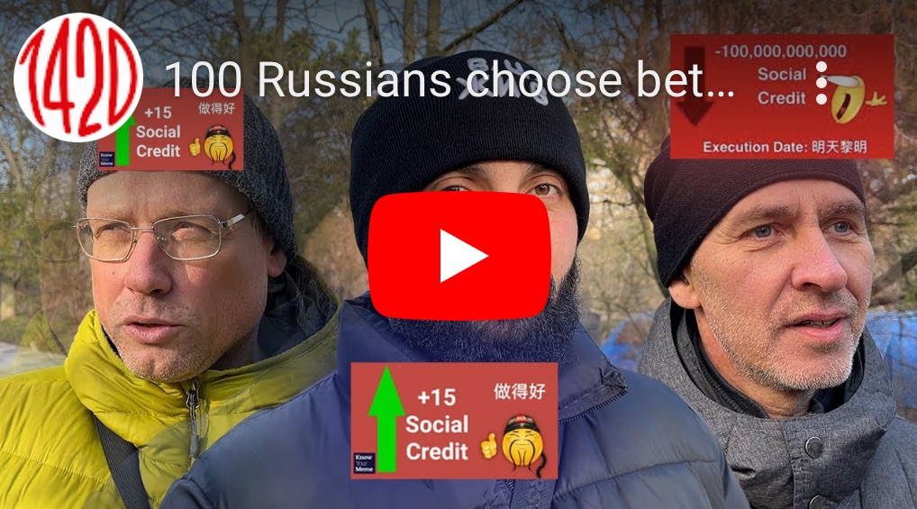 3/11/2024 – Russia Street Interviews: 100 Russians choose between China and&nbsp;USA
