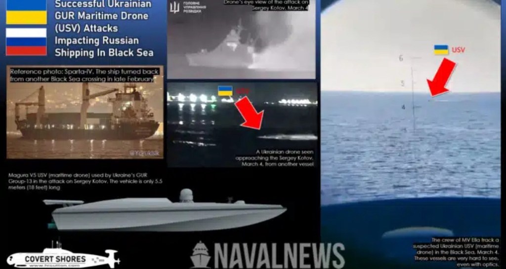 3/12/2024 – Vital Russian Supply Lines In Black Sea Cut By Ukrainian Drones