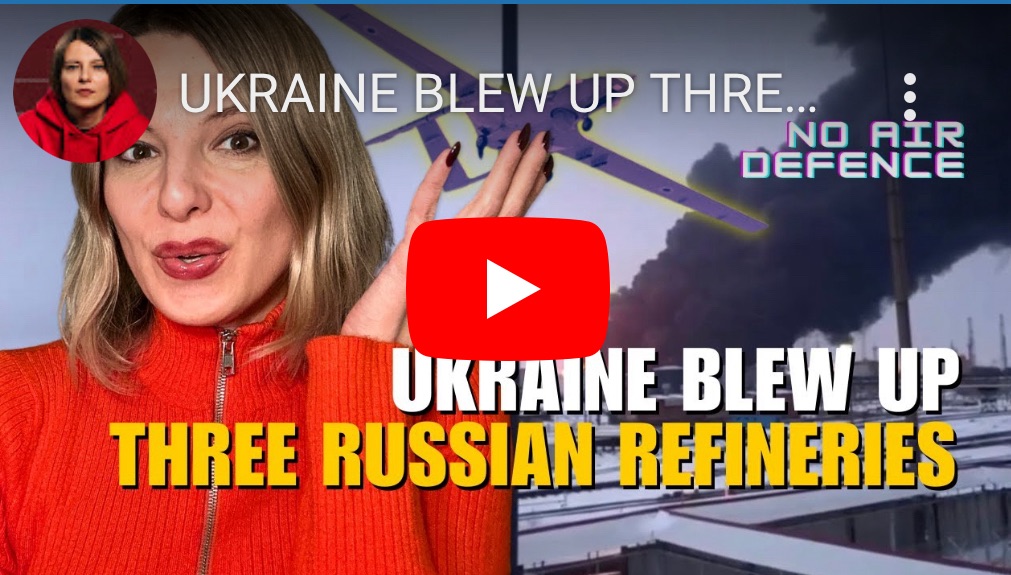 3/14/2024 – Ukraine blew up three Russian refineries: powerless Russia’s Air Force&nbsp;defense