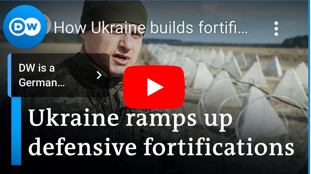 3/30/2024 – How Ukraine builds fortifications on its border with Russia and Belarus