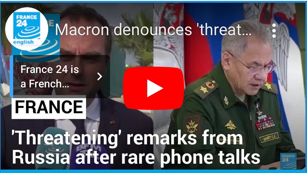 4/5/2024 – Macron denounces ‘threatening’ remarks from Russia after rare phone talks