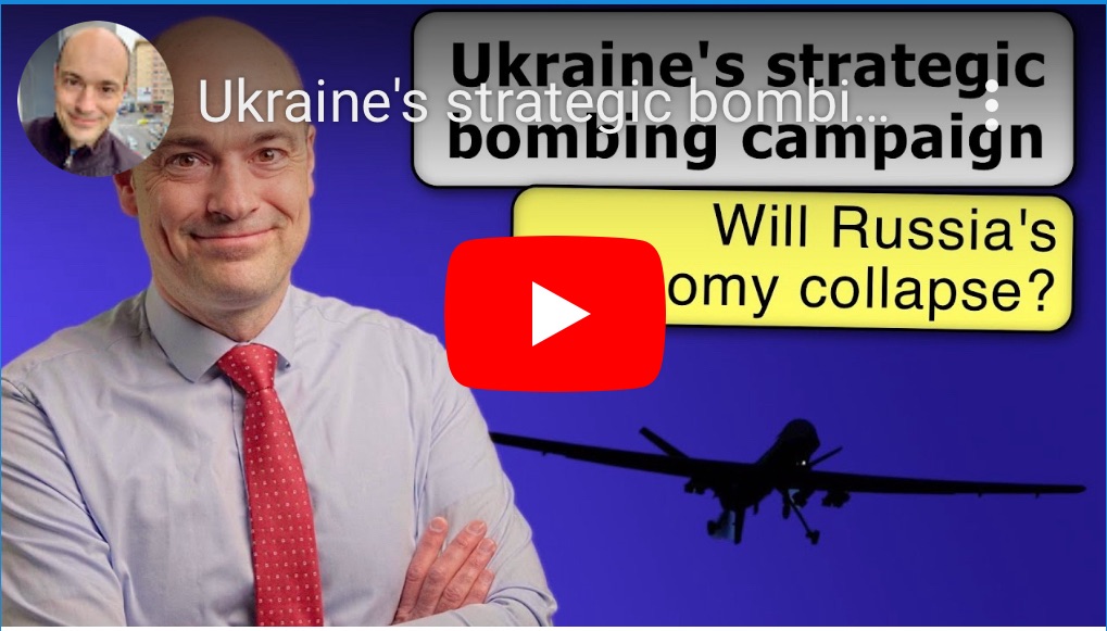4/15/2024 – Ukraine strategic bombing of Russian oil refineries 
