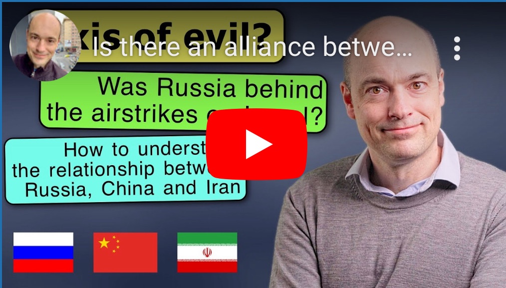 4/21/2024 – Is there an alliance between Russia, China, and Iran? 