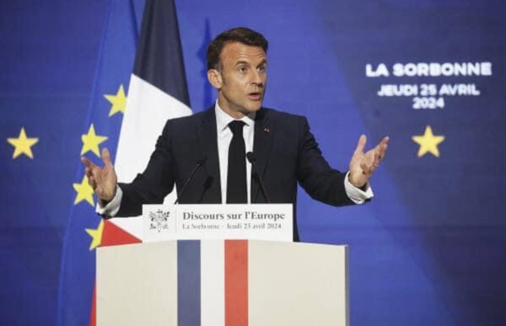 4/28/2024 – Europe is facing destruction, it will have to make important decisions, —&nbsp;Macron