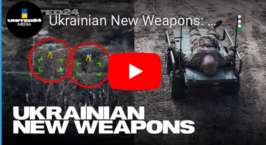 5/9/2024 – Ukrainian, new weapons: drones, robots, radios, mines detection, Al. Brave1 Cluster