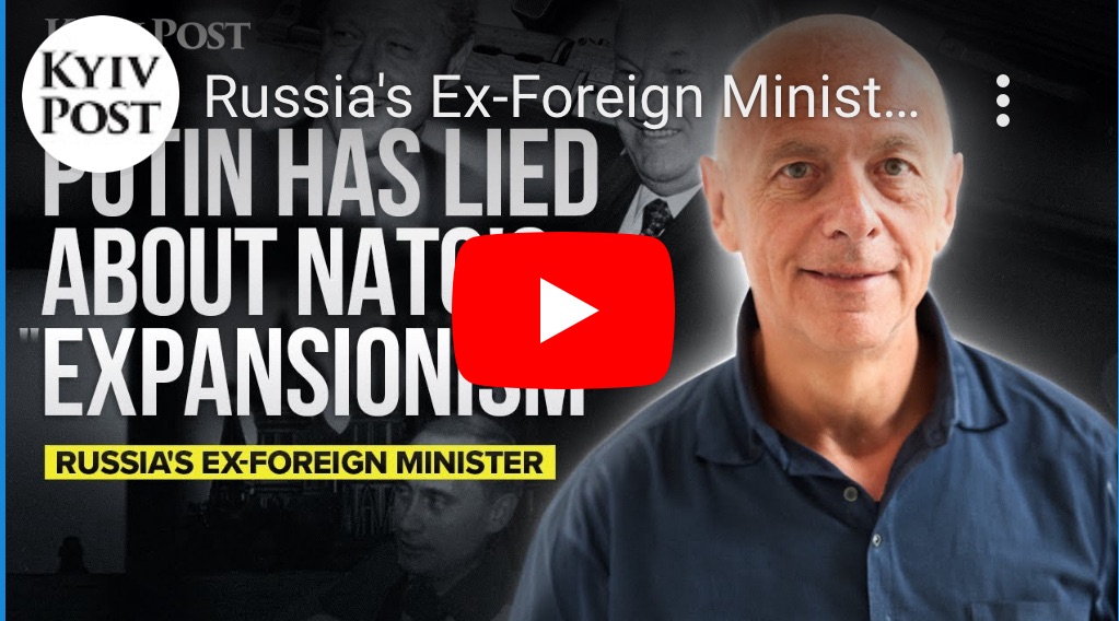 Russia’s Ex-Foreign Minister Kizyrev: Putin has Lied and Will Only Stop Expansion When Forced&nbsp;to