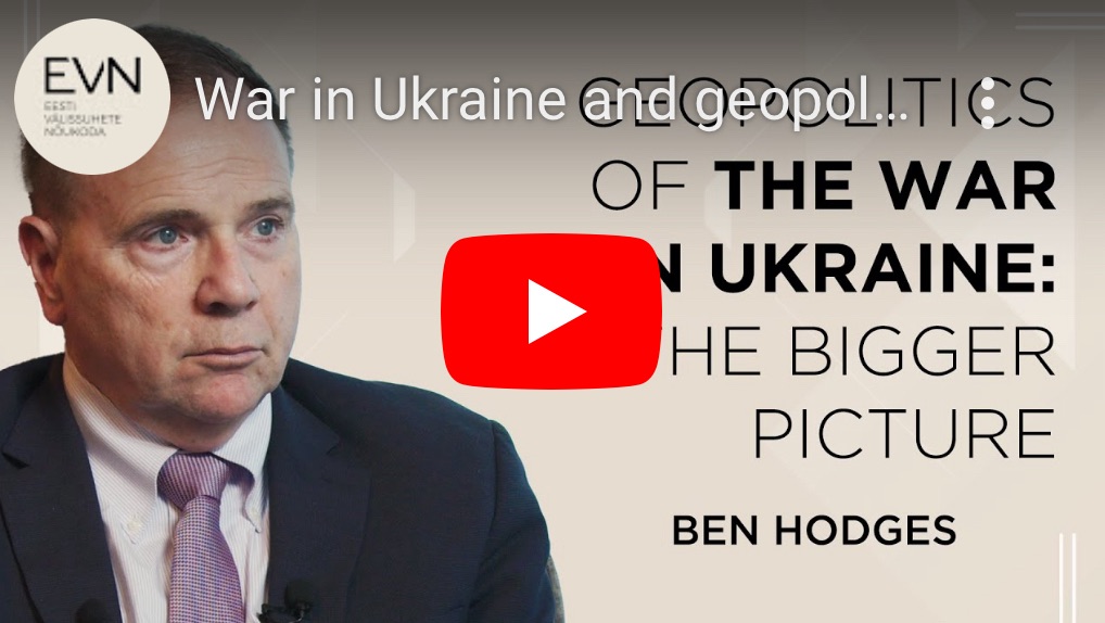 6/5/2024 — War in Ukraine and geopolitics in today’s world: Fireside chat with Gen. Ben Hodges&nbsp;￼