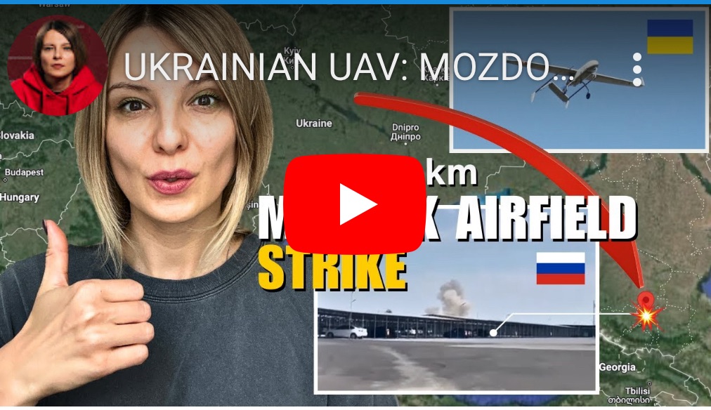 6/9/2024 — UKRAINIAN UAV: MOZDOK MILITARY AIRFIELD STRIKE