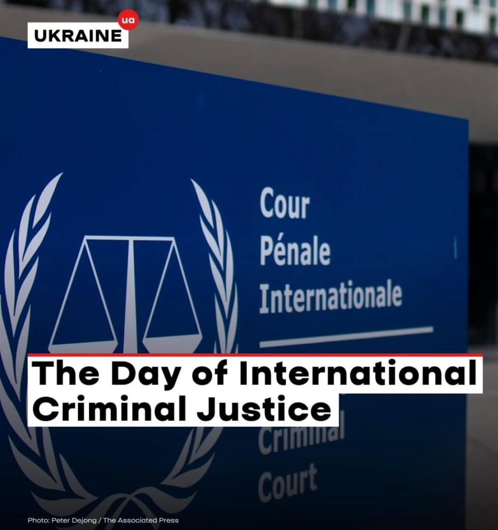 7/20/2024 — The Day of International Criminal Justice&nbsp;￼