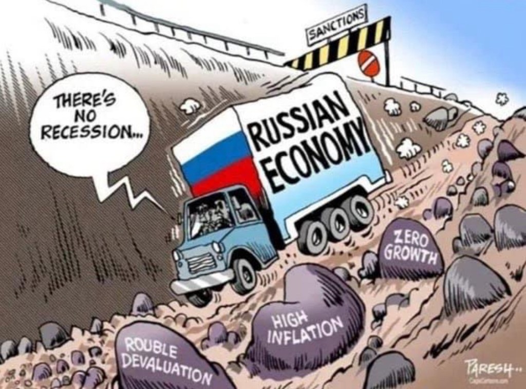 7/28/2024 — Russia is lying about its economic strength: sanctions are working and we need more.