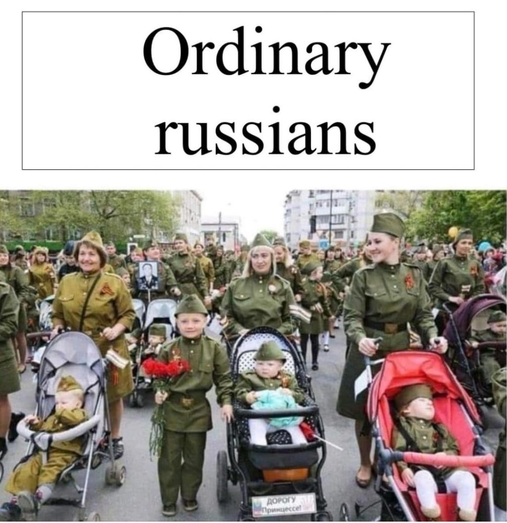 8/6/2024 — Let’s talk about “ordinary russians” who shouldn’t be punished for the actions of “their government.”