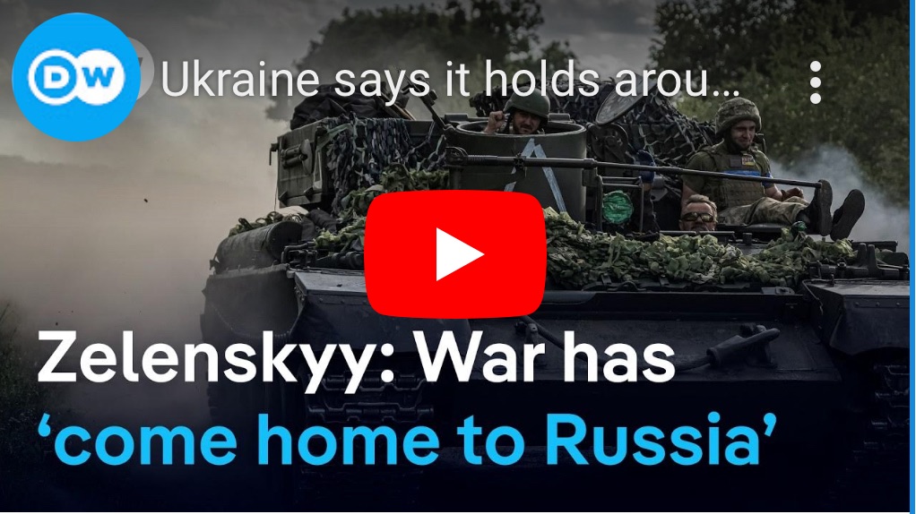 8/13/2024 — Ukraine says it holds around 1000 square kilometers of Russian territory&nbsp;￼