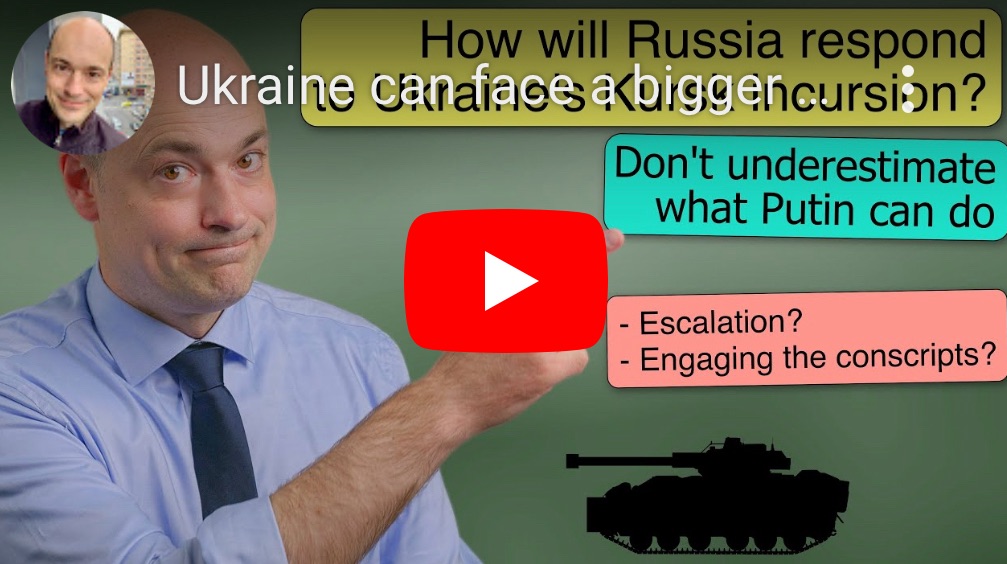 8/19/2024 — Ukraine can face a bigger Russian army 