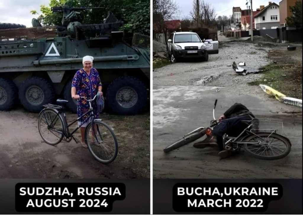 8/19/2024 — This is the difference between Bucha and Sudzha, humanity and cruelty, good and evil, Ukraine and&nbsp;russia.