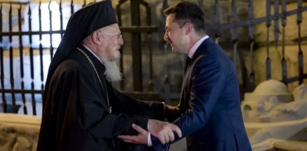 8/22/2024 — Zelenskyy discusses ROC ban with Archbishop of Constantinople