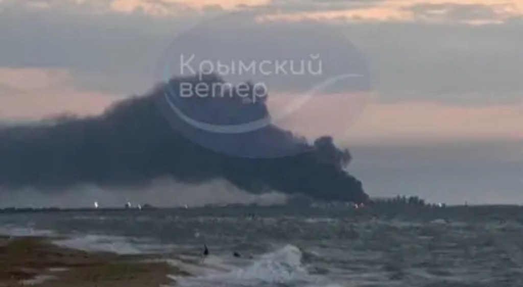 8/23/2024 — Ukrainian Strike Sinks Fuel-Laden Ferry in Russian Port
