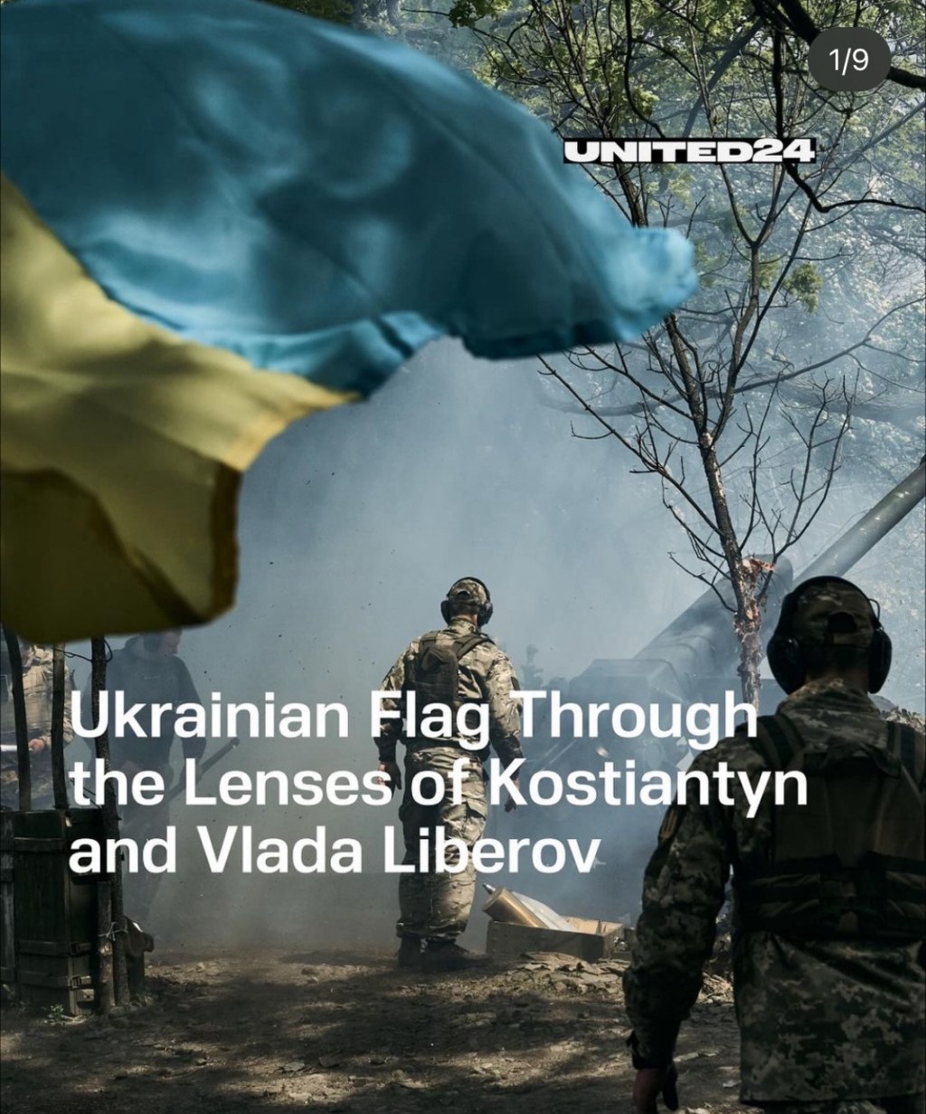 8/24/2024 — Ukrainian flag through the lenses of Kostiantyn and Vlada&nbsp;Liberia