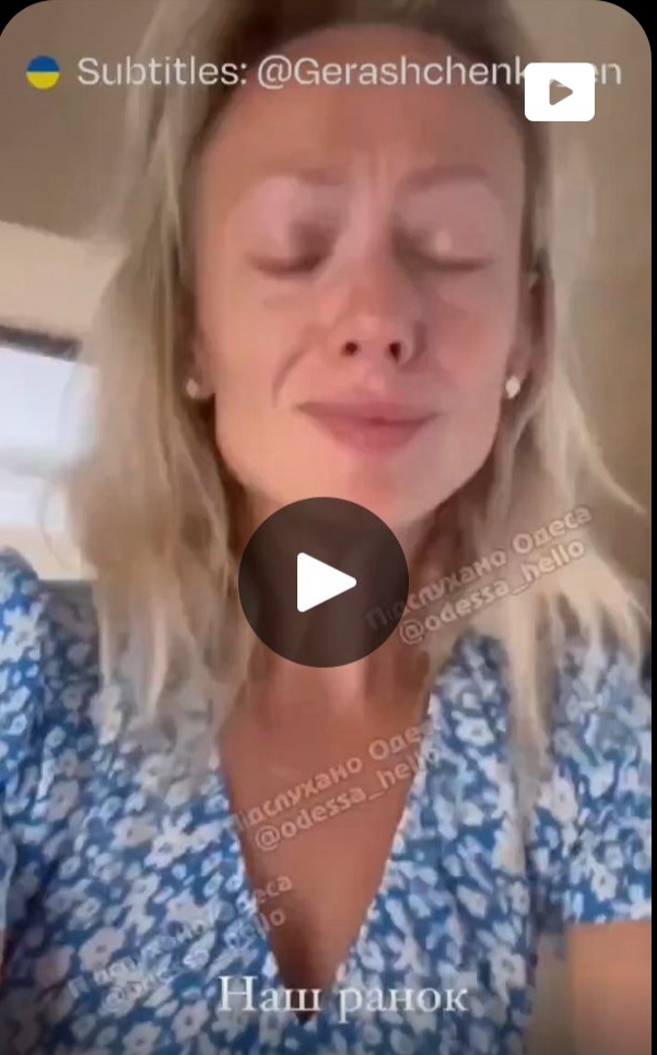 8/29/2024 — A lady from Odesa shows what the Russian strike did to her apartment 