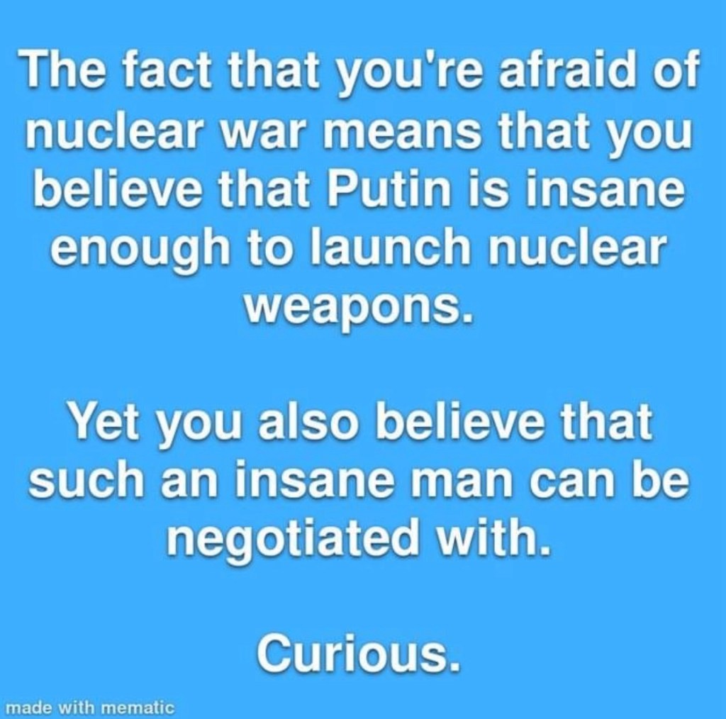 9/3/2024 — Negotiate with the insane??