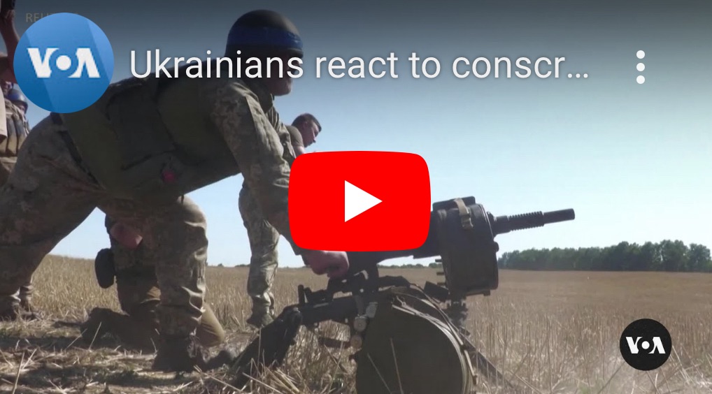 9/6/2024 — Ukrainians react to conscription drive with mixed feelings, many questions&nbsp;￼