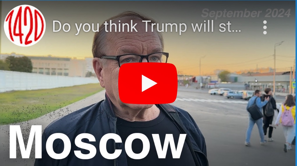 9/29/2024 — Moscow Street Interviews: do you think Trump will stop the war?&nbsp;￼