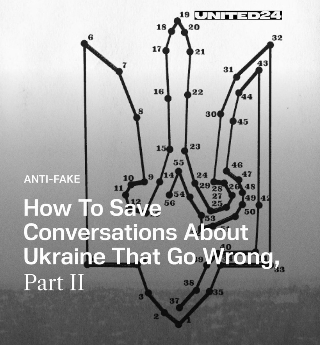 10/12/2024 — How To Save Conversations About Ukraine That Go Wrong, Part&nbsp;II