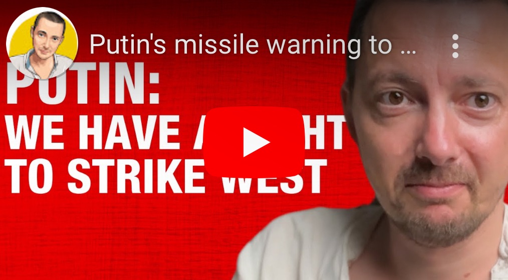 11/22/2024 — Putin’s missile to “Western Elites”