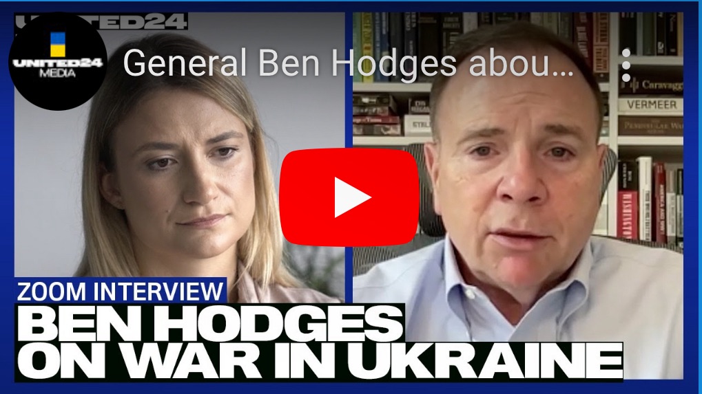 11/11/2024 — General Ben Hodges about situation in Ukraine: “West’s inaction only leads to more Russian aggression”