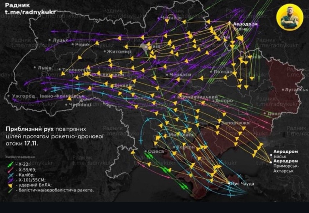 11/19/2024 — To those calling for peace. This is what Ukrainians live&nbsp;through.