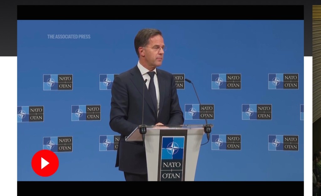 12/4/2024 — NATO’s chief avoids talk of Ukraine’s membership. He says the priority is helping Kyiv defend itself