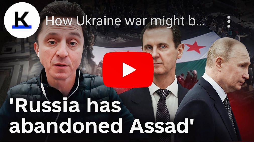 12/12/2024 — How Ukraine war might be impacted by downfall of Russia-backed Assad&nbsp;￼