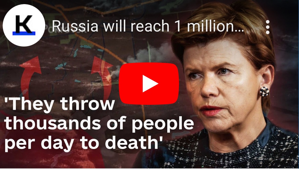 12/28/2024 — Russia will reach 1 million of killed and wounded soldiers in 2025, Latvian foreign minister says 