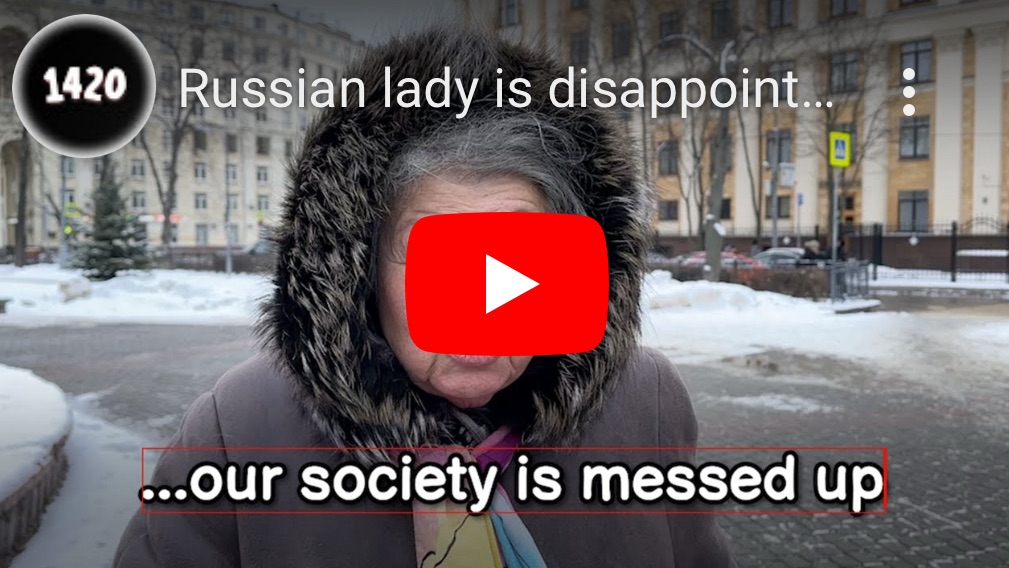 1/12/2025 — Moscow Street interviews: Russian lady is disappointed, but still has hope 