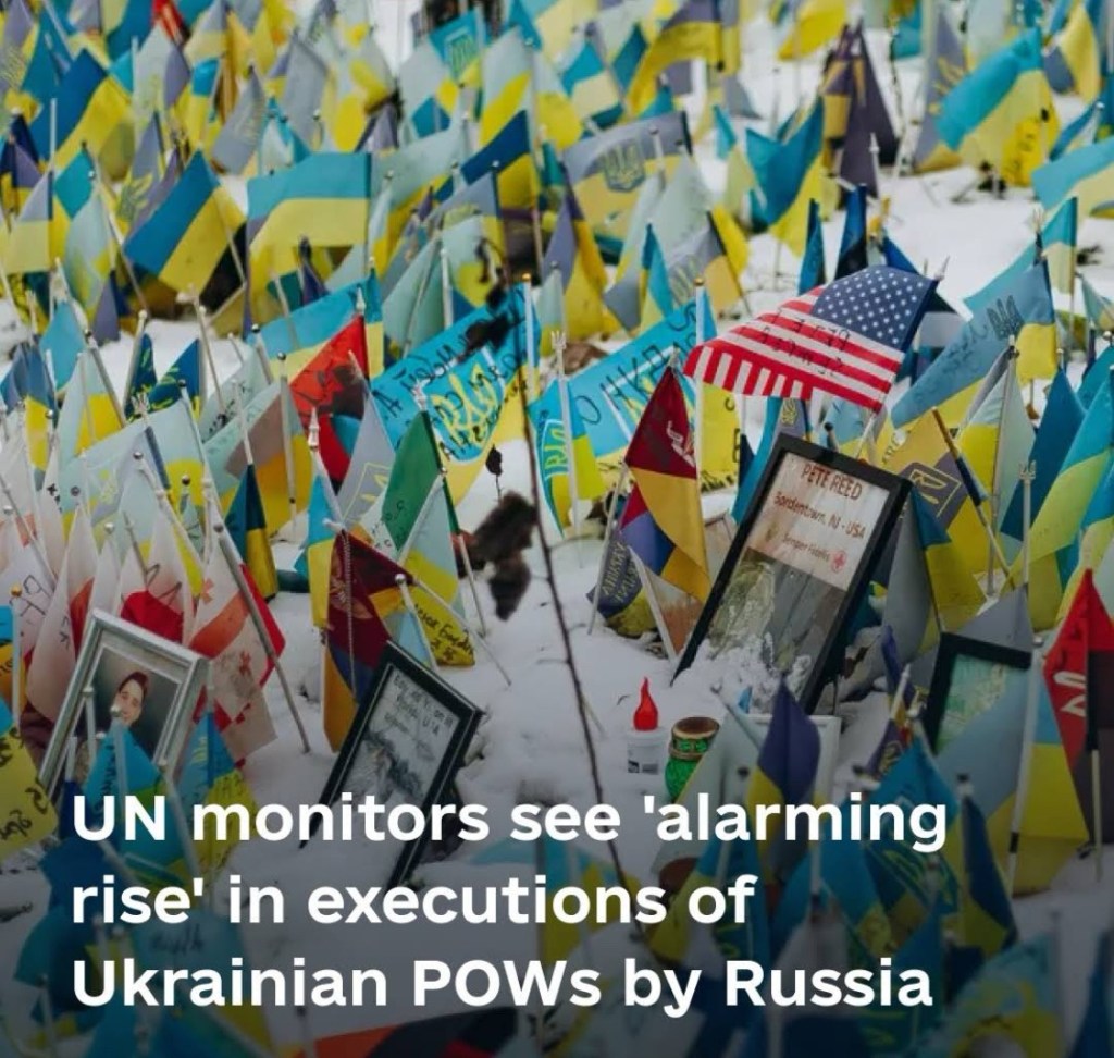 2/3/2025 — UN monitors see ‘alarming rise’ in executions of Ukrainian POW’s by&nbsp;Russia