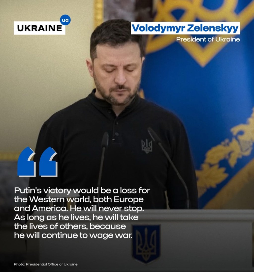 2/11/2025 — “Putin will not stop at&nbsp;Ukraine….”