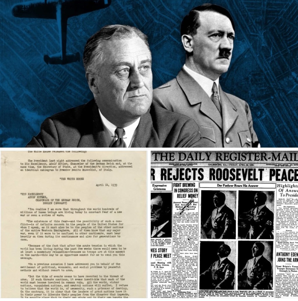 2/13/2025 — The parable. Comes out somehow #President #USA Franklin Roosevelt to the press and says: