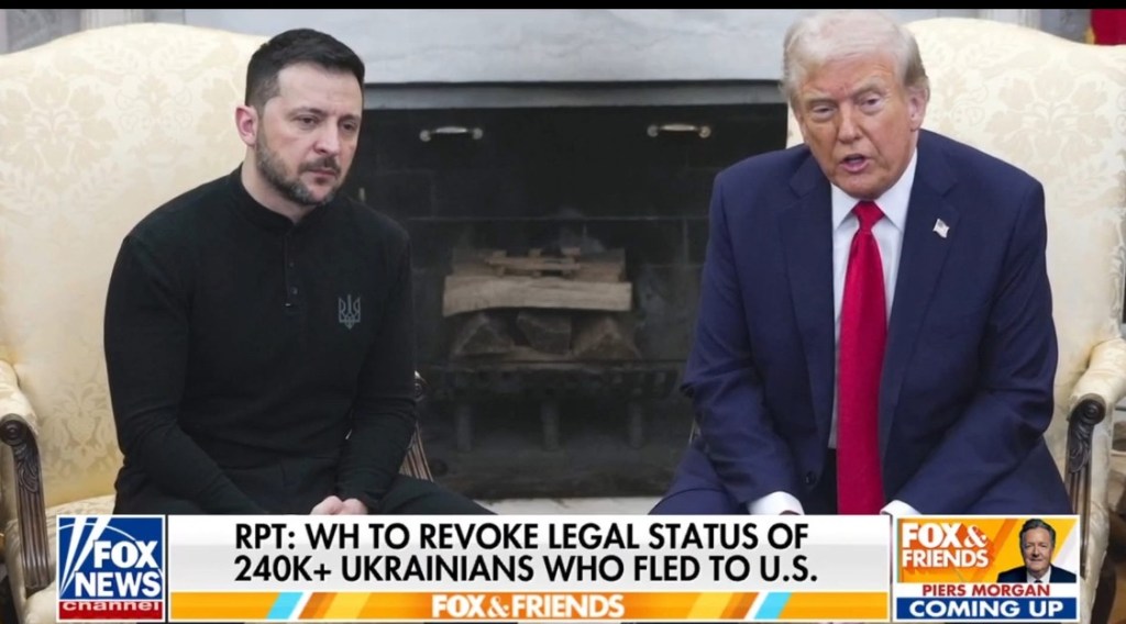 3/7/2025 — WH TO REVOKE LEGAL STATUS OF WOMEN AND CHILDREN WHO FLED THE&nbsp;WAR???