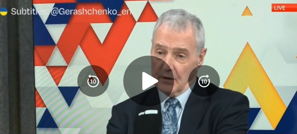 3/28/2025 — Definition of Insanity? Deal making with Putin and believing that it will work this time. (Video)