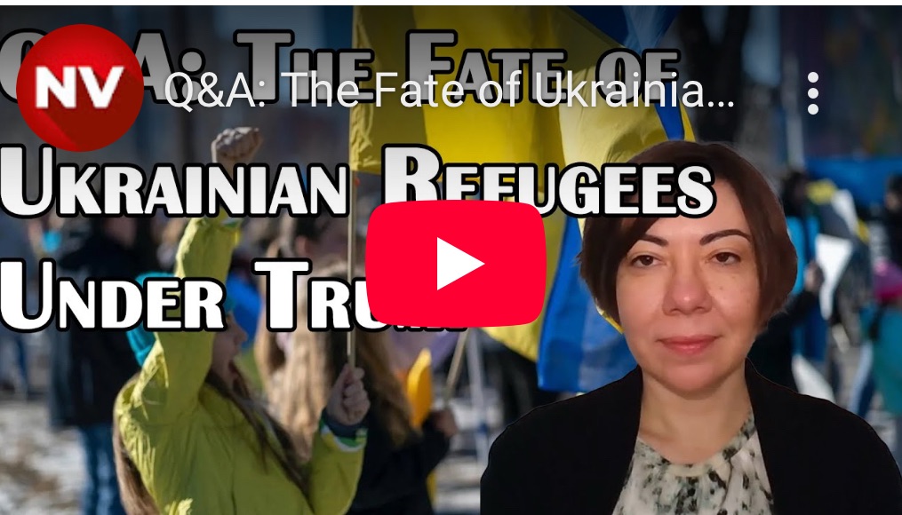 4/1/2025 — The Fate of Ukrainian Refugees in America under Trump
