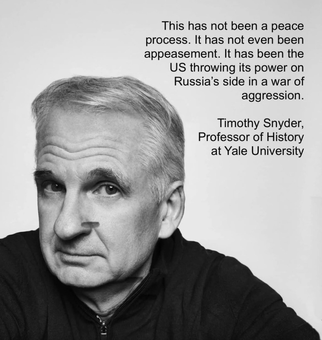 4/2/2025 — “This has not been a peace process. It has not even been appeasement…”
