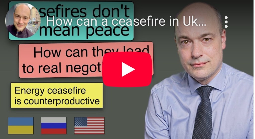 4/5/2025 — How can a cease-fire in Ukraine lead to peace?&nbsp;￼